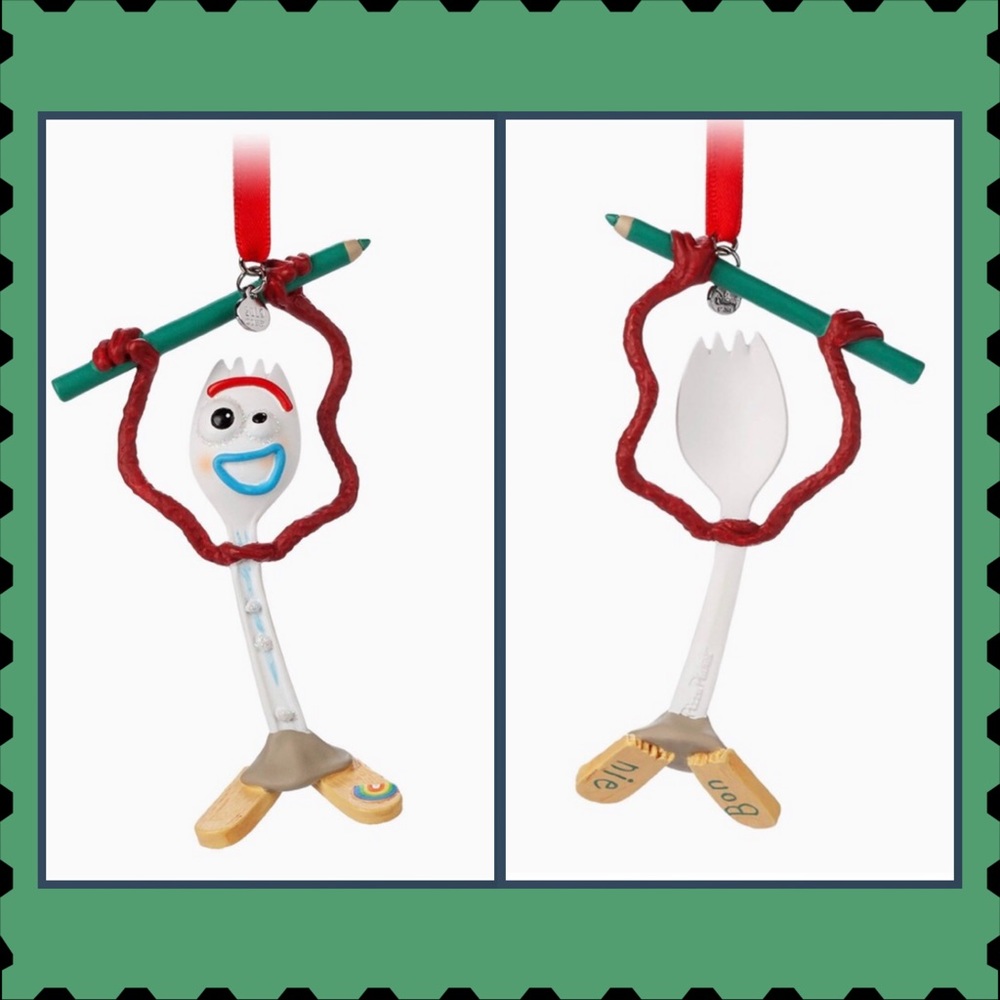 Disney Parks Pixar Toy Story 4 Forky Christmas Ornament